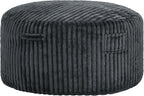 Bean Bag Chair Giant Beanbag with Filling Memory Foam Living Room Adult 5FT | Breathable Big Giant Oversized Beanbag Bed Washable Cover Green Grey White