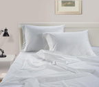 LANE LINEN Pillow Case Covers King, Set of 2, 100% Egyptian Cotton Sateen, Soft Cool & Smooth 1000 Thread Count Pillow Cases - Swiss Dot - White