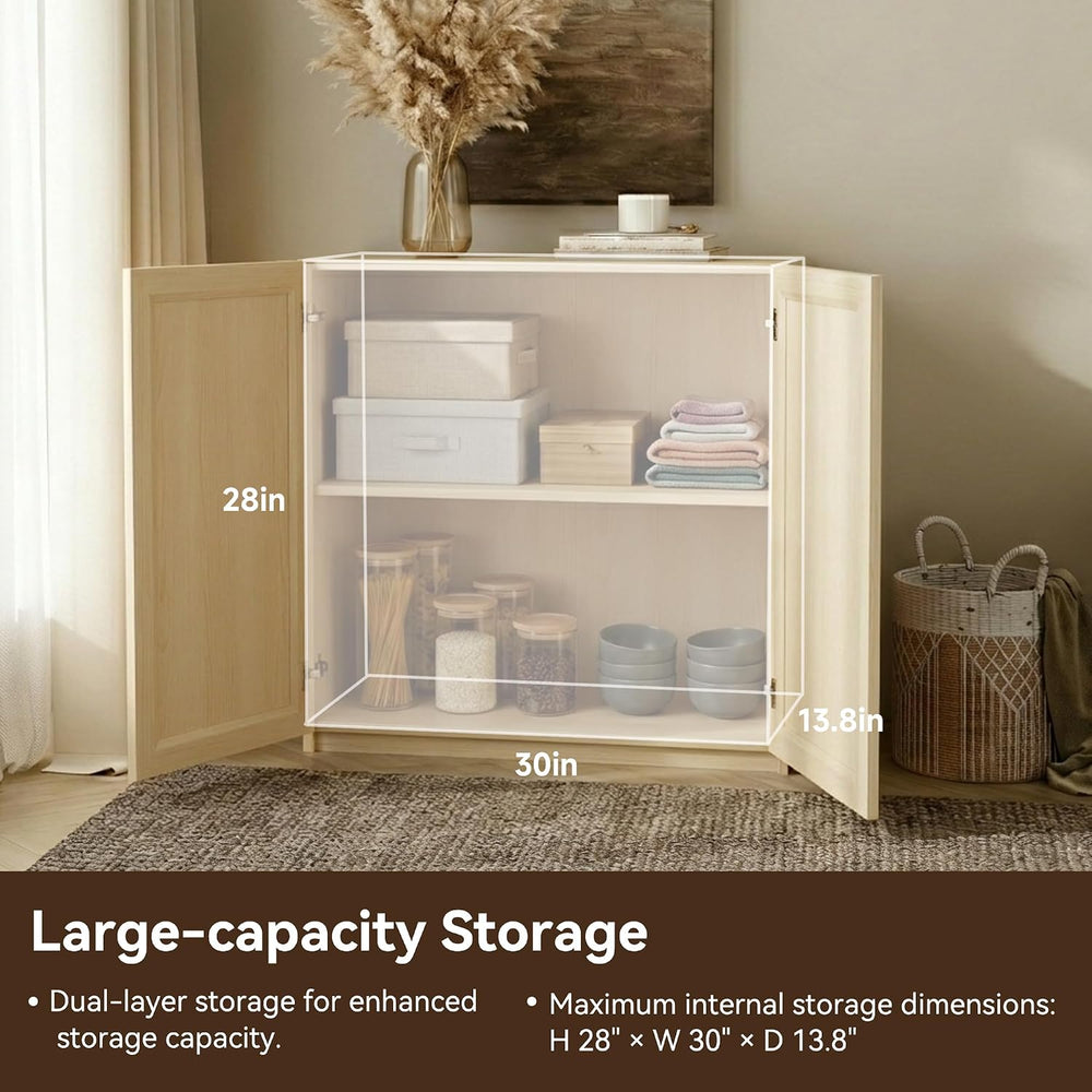 FENSULN Modern Sideboard Accent Buffet Storage Cabinet Display Buffet Cabinet...