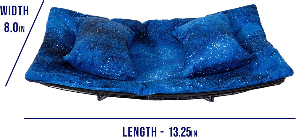 Chaise Lounge for Bearded Dragons, Starry Night Fabric