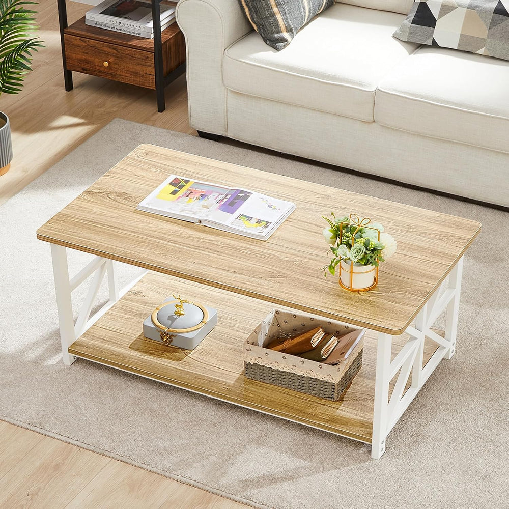 GreenForest 39 inch Coffee Table with Round Corner