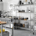 18" Deep x 48" Wide x 74" Height Wire Shelving Kit | 4-Tier | NSF Commercial Storage Rack Unit