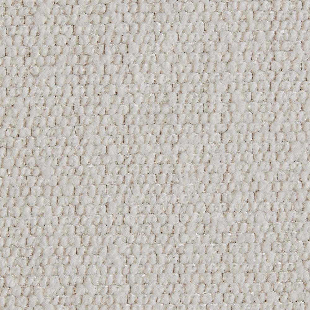 Peanu Queen Bed Frame, Wingback Upholstered Headboard, Cream White