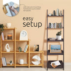 kieragrace Providence Hadfield Leaning Shelf - Matte Paint Black, 18" by 66"