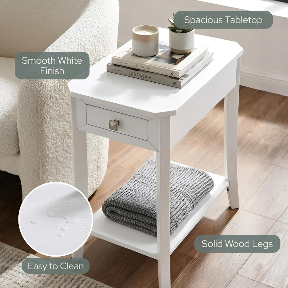 Convenience Concepts Designs2Go Ensenada Chairside End Table 23.75" - Tr...