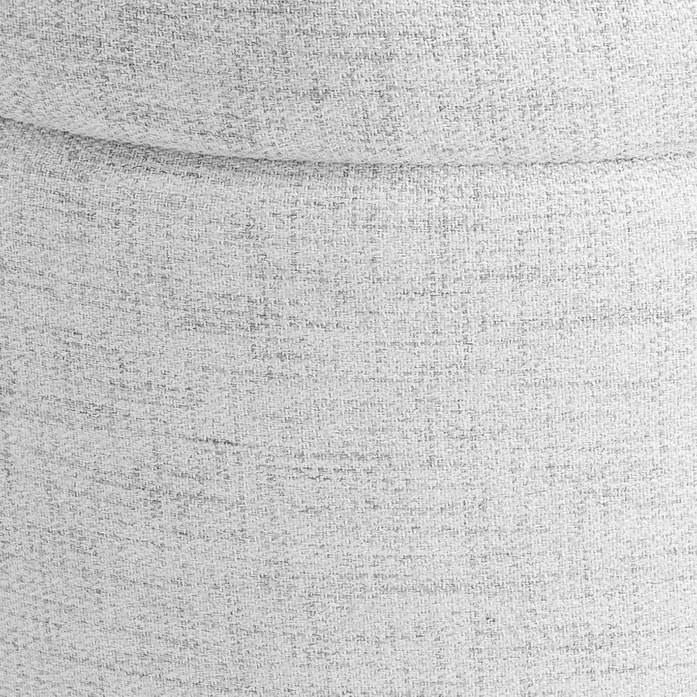 Evolur Vienna Ottoman in Fog Grey, Made from Sturdy and Sustainable FSC-Certi...