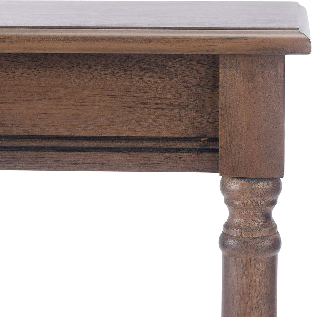 SAFAVIEH Furniture - Tinsley Rectangle Console Table - Brown - Solid Wood - F...