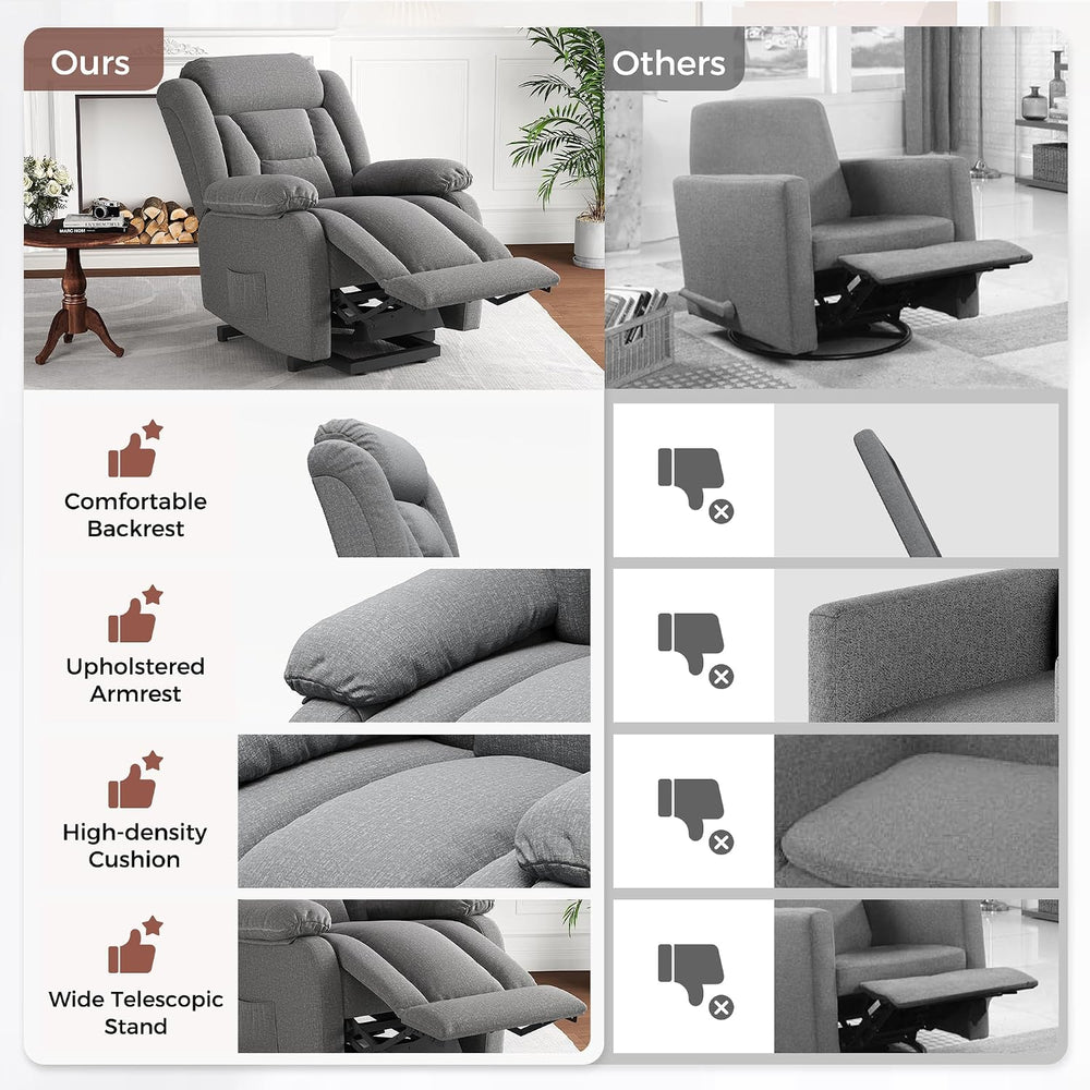 Amopatio Power Lift Recliner Chairs for Elderly Upgraded Living Room Reclinin...