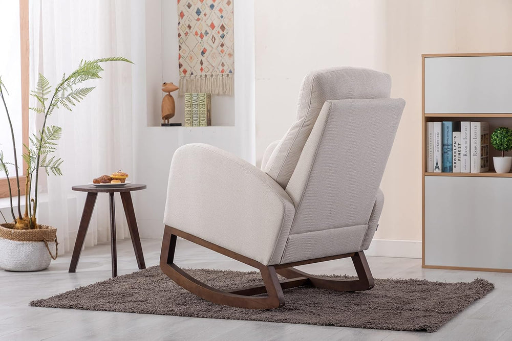 Rocking Chair,Nursing Chairs with Foot Rest for Mom, Rocker Glider Chair with...