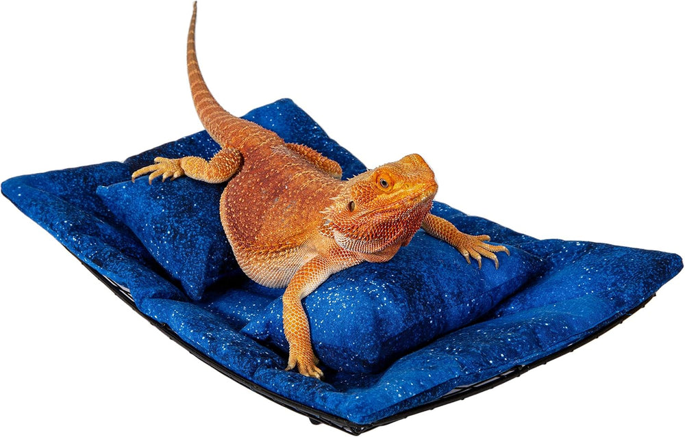 Chaise Lounge for Bearded Dragons, Starry Night Fabric
