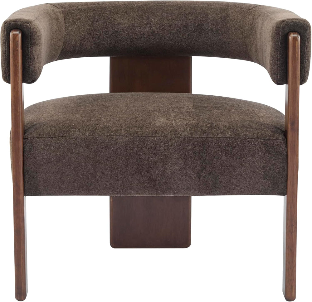 Christopher Knight Home Nettie Modern Accent Chair for Living Room, Velvet Fa...