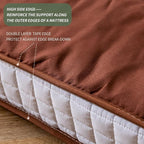 MAXYOYO Cot Mattress Floor Futon Mattress, Narrow Twin Mattress Single Bed Mattress Floor Mattress for Adults, Foldable Roll Up Mattress Floor Bed for Kids, Coffee Camping Cot Single Mattress