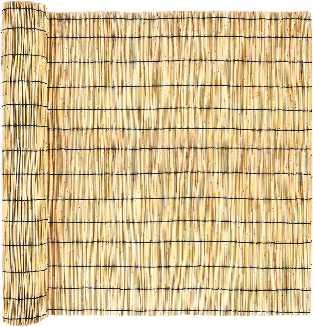 Natural Reed Fencing,Privacy Fence Bamboo-Like Reed Screen Curtain Natural Fe...