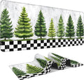 Christmas Tree Gaming Mouse Pad 35.4"x15.7"Desk Mat Anti-Slip Rubber Base & Durable Stitched Edges for Gamers Smooth Mouse Writing Surface for Desk Office/Home