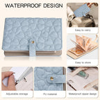 Travel Jewelry Organizer Case,Jewelry Storage Roll Bag for Women,Tangle-Free Portable Storage for Necklaces & Earrings/Rings/Bracelets,Jewelry Storage Book, Waterproof Organizer Bag