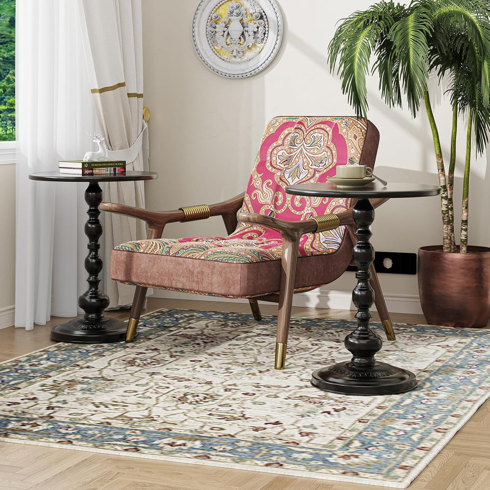 Simple Trending Small Side Table, Round Drink Table End Table, Sofa Table TV ...