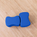ECR4Kids SoftZone Toddler Modular Stool Seating Set, Classroom Furniture, Blue, 2-Pack