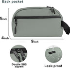 CERBONNY Small Cooler Bag Freezable Lunch for Work School Travel,Leak-proof Bag,Small Insulated For Kids/Adults,Freezer Bags,Freezable Snack Bag,Mini Fit Yogurt Gray