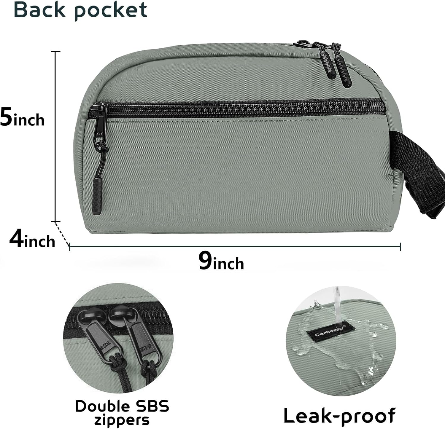 CERBONNY Small Cooler Bag Freezable Lunch for Work School Travel,Leak-proof Bag,Small Insulated For Kids/Adults,Freezer Bags,Freezable Snack Bag,Mini Fit Yogurt Gray