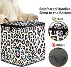 Large Comforter Storage Bag with Zipper,Closet Organizer for Clothes/Blankets/Quilts/Pillows,Fabric Moving Bags with Portable Handles 95L(2-Pack)