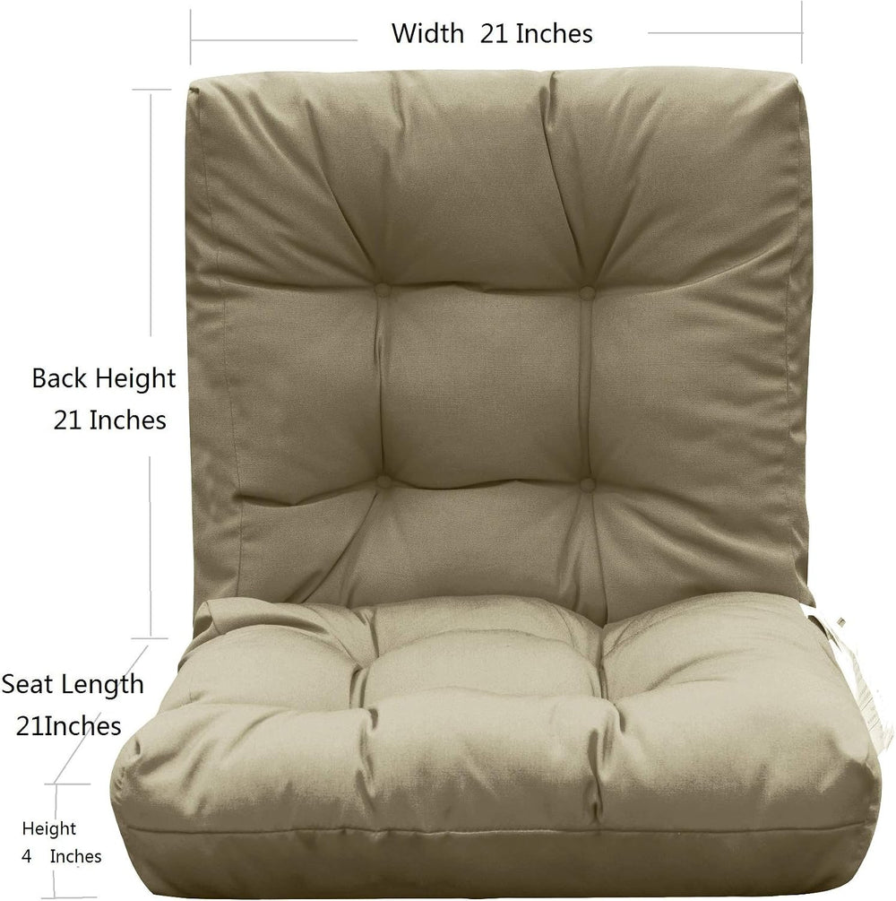QILLOWAY Outdoor Chair Cushion for Patio Furniture, Waterproof Patio Cushions...