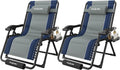 Amopatio Oversized Zero Gravity Chairs Reclining Patio Lounge Chair