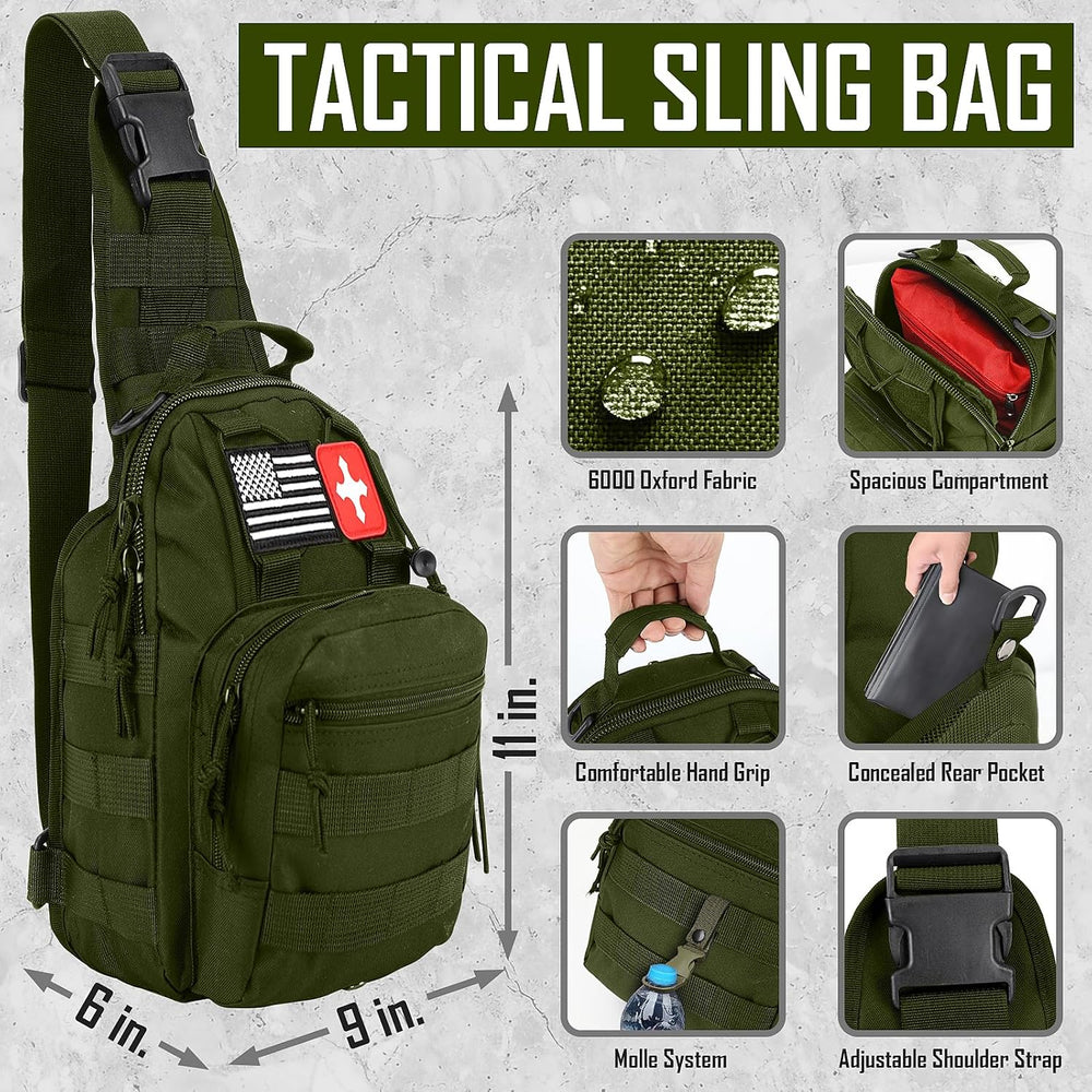 Survival Kit, 268 Pcs Emergency Survival Gear and Equipment Supplies with Fir...