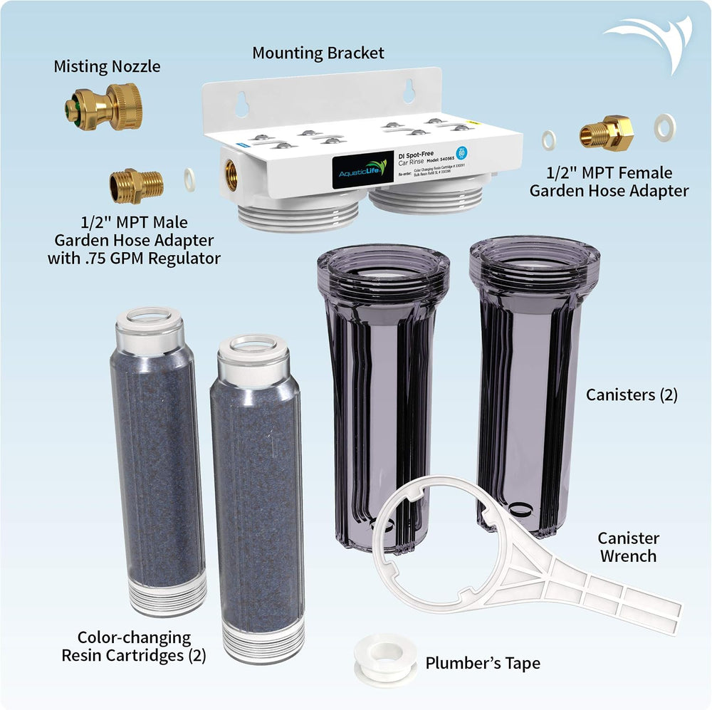 Aquatic Life Deionized Spot Free Car Wash Rinse System