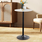 PayLessHere Bistro Bar Table 40 Inch Round Table Height Top Pub Table Cocktail for Home, Kitchen and Dining Room
