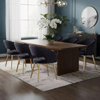 Black and Gold Velvet Dining Chairs, Modern Dining Room Chairs with Arms Set of 6 Upholstered Accent Chair Armchair with Barrel Back for Kitchen Living Room