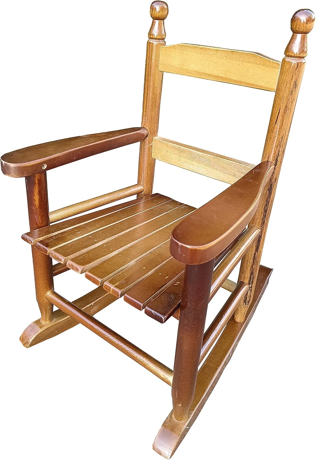Kids Rocking Chair, Toddler Rocking Chair, Children’s Rocking Chair Porch Rocker Chair with Classic Rocker and Hardwood Construction, for Nursery, Indoor, Outdoor, Living Rooms, Bedrooms (Oak)