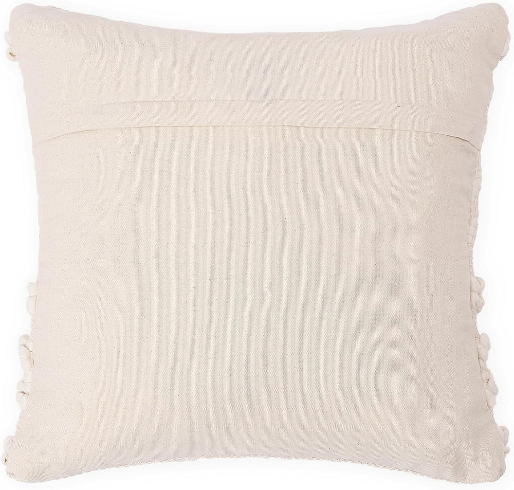 · REDEARTH · Boho Textured Handwoven Throw Pillow Cases - Boho Chic Natural