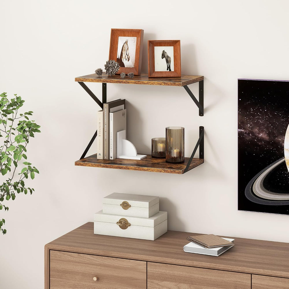 18"W x10"D Floating Shelves, Farmhouse Wall Shelves Home Decor Shel...