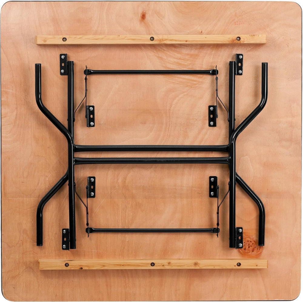 Flash Furniture 4 ft Wood Folding Square Banquet Table | Durable Construction...