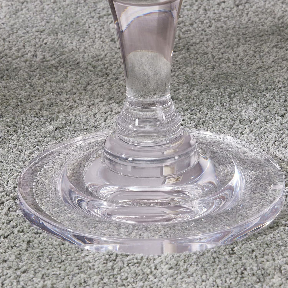 Furniture Acrylic Side Table,Clear Small Round Side/End Tables with Support R...