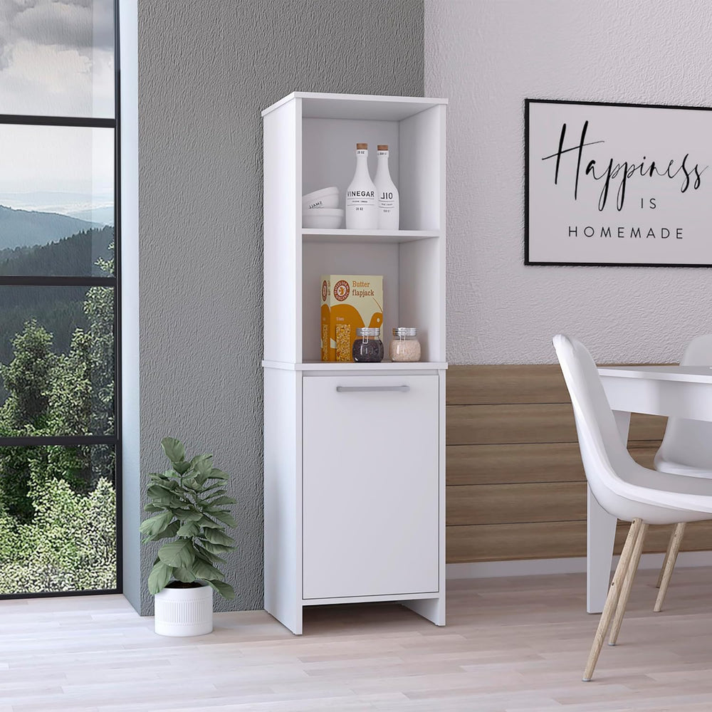 17.71" D*15.74" W*59.29" H Freestanding Kitchen Pantry with 2 ...