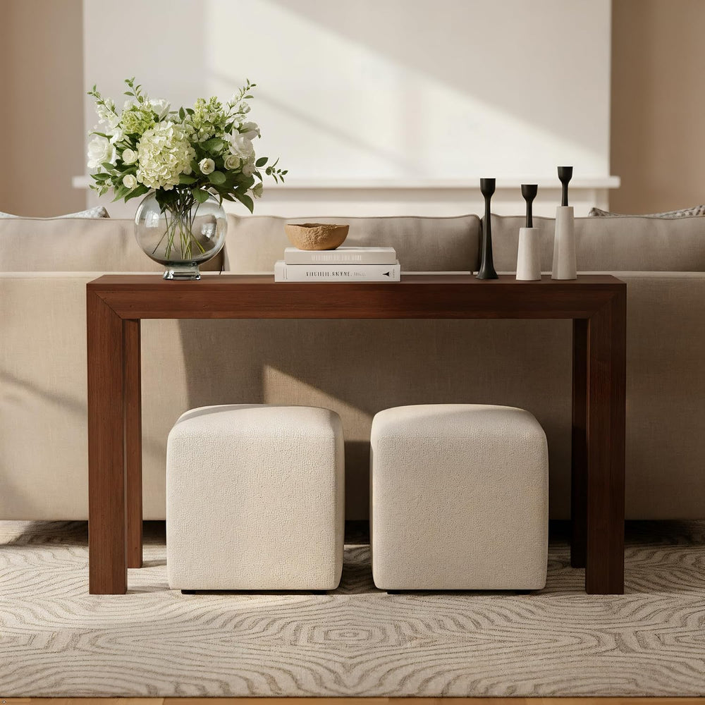 Plank+Beam Modern Console Table, 46 Inch, Walnut