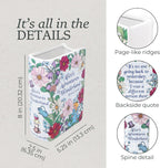 Steel Mill & Co. Ceramic Book-Shaped Vase, Alice's Adventures in Wonderland | Original Large Decorative Vases for Home Decor, Cute Whimsical Classic Bookshelf Decor, Unique Vase for Book Lovers
