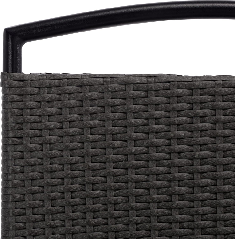 SAFAVIEH Outdoor Patio Furniture Collection – Dory Rattan Weave Folding Chair...