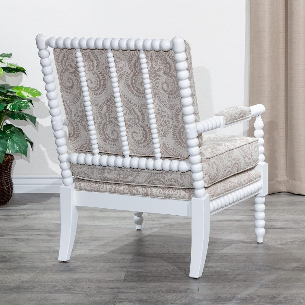 DTY Indoor Living Silverthorne Spindle Accent Chair, Mid Century Modern Farmh...