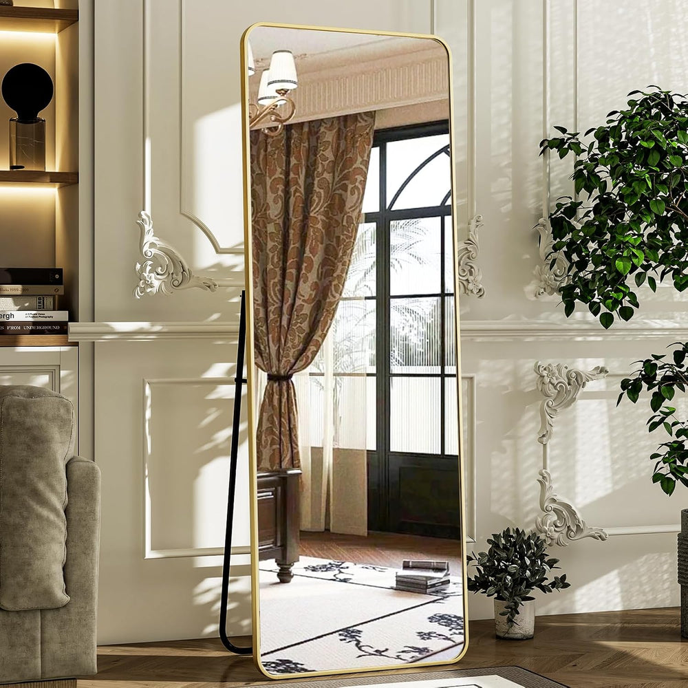 HARRITPURE 56"x21" Full Length Mirror, Rectangle Floor Mirror with ...