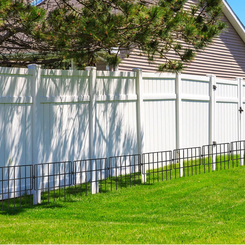Getlay 22 Pack Animal Barrier Fences, 1.5" Gap No Digging Garden Fence P...