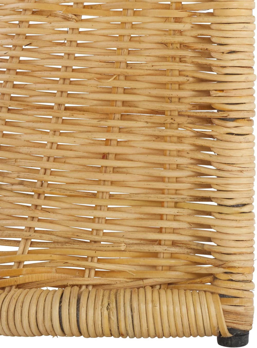 SAFAVIEH Home Collection - Zendy Light Natural Rattan Accent Table, Coastal W...