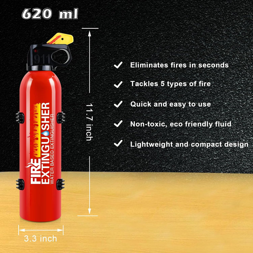 Fire Extinguisher for Home, 2 Pack Car Fire Extinguishers with Mount