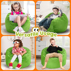 Hobestluk Bean Bag Chairs 2.5FT Bean Bag Chair with Memory Foam Filled & Machine Washable Cover,Beanbag Chair, Small Bean Bag Chairs for Playroom, Living Room, Bedroom