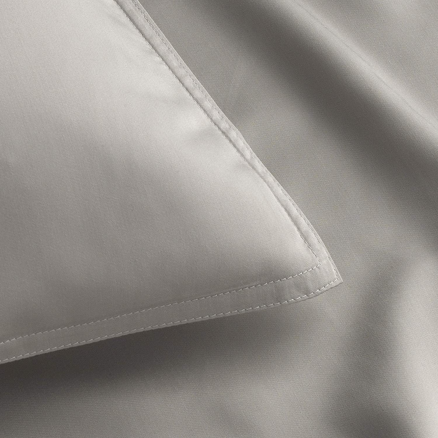 King Pillowcases by Pure Bamboo, Genuine 100% Organic Viscose Derived from Bamboo, Luxuriously Soft & Cooling, Double Stitching, Envelope Closure (2 King Pillowcases, Stripes)