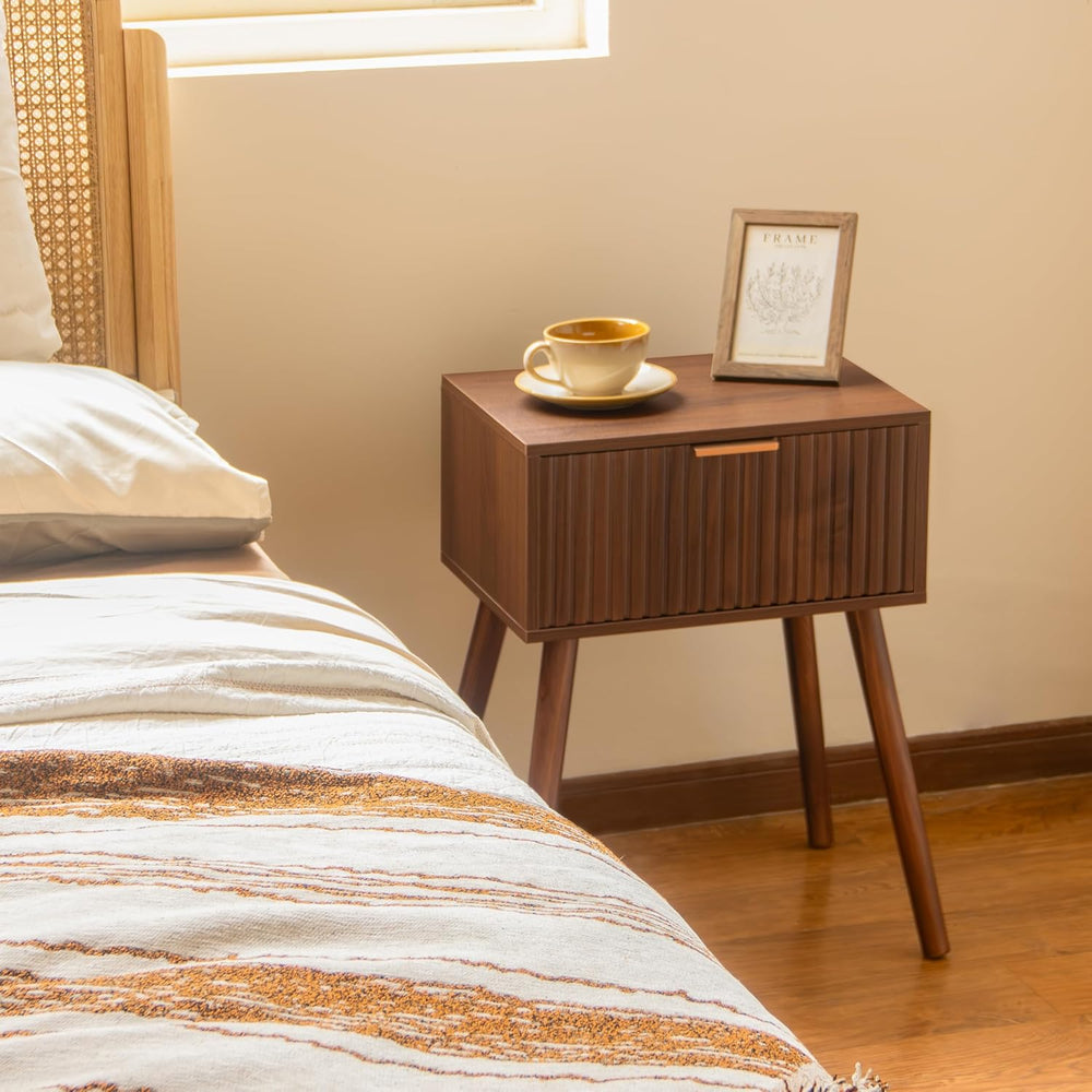 AWASEN Night Stand, Small End Tables Living Room, Mid Century Modern Nightsta...