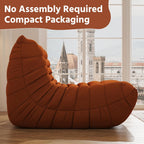 Adults Bean Bag Chairs Togo Couch Comfy Lazy Floor Sofa, 1 Seater