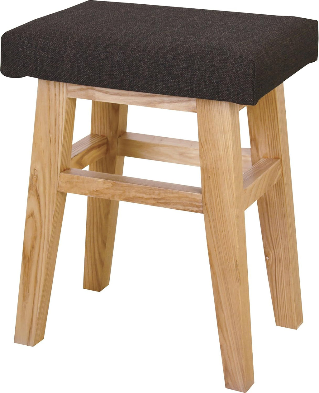 AZUMAYA Compact Stool 17.7 inches seat Height Brown CL-785CBR Home Furniture