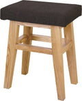AZUMAYA Compact Stool 17.7 inches seat Height Brown CL-785CBR Home Furniture